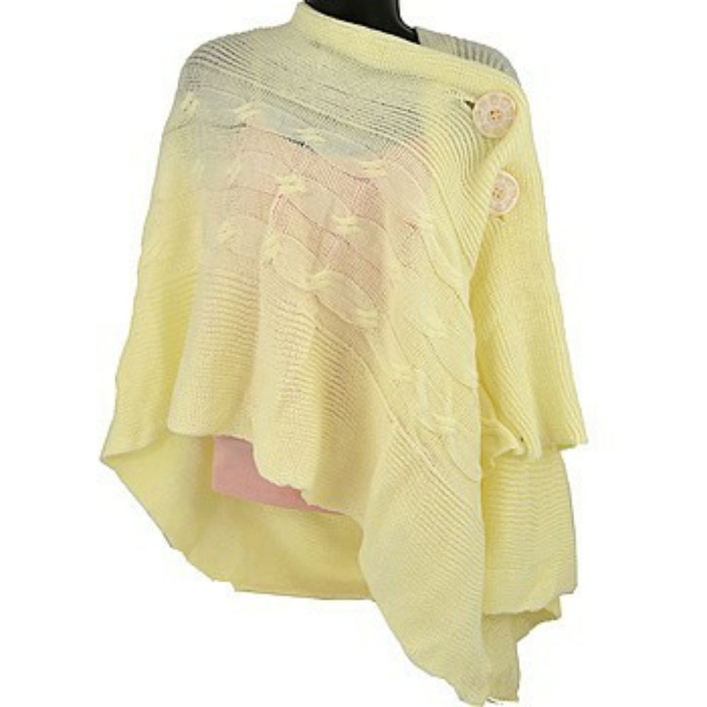 New knit cape/poncho